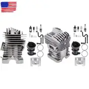 2PCS MS290 MS310 029 039 49MM Cylinder Piston Kit For Stihl MS390 Chainsaw Parts
