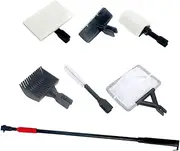 1 Set Aquarium Cleaning Tool Long Handle Algae Scraper Brush Versatile Fish Tank Cleaner for Corner Scrubbing and Safe for Fish