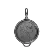 10.25 Inch Dolly Parton Pre-Seasoned Cast Iron Stamped Skillet - Signature Teard