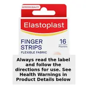 Elastoplast Flexible Fabric Finger Strips 16 Pack