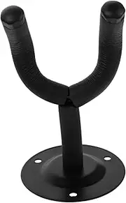 COOLHIYA Metal Guitar Wall Hook Hanger for Ukulele Violin and Other Instruments Sleek Design with Secure Bracket for Home and Shop Display Sturdy Metal Construction