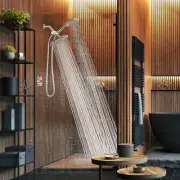 Dual Shower Head - 8'' High Pressure 55-Mode Rain Shower Heads with Handheld Spr