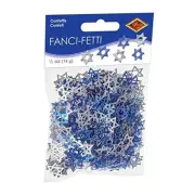 Fanci-Fetti Star Of David (blue & silver) Party Accessory (count) (.5 Oz/Pkg) 1