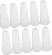 Homoyoyo DIY Craft Bobbins 10pcs Plastic Wool Yarn Tubes for Thread Winding Sewing Machine Accessories Enhanced Safety Design