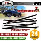 For Toyota LandCruiser 100 105 Series Black Weatherstrips All Side Doors