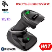 Zebra DS2278-SR00007ZZWW Cordless Bluetooth Area Imager 1D/2D Barcode Scanner