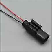 1 Set of 2-pin Outdoor Temperature Connector Socket for Automotive Oxygen Sensor, Suitable for 1-967644-1 1-967570-3(1 x 15cm Wire(YA))