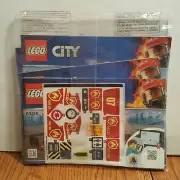 LEGO CITY DOWNTOWN FIRE BRIGADE - 60216 - Manual and Stickers Only Sealed NEW