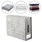 Foldable Bed Sheet Set Organizer Foldable Bedding Organizer for Duvet Cover Set