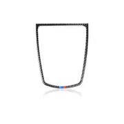 Three Carbon Fiber Car Instrument Big Horn Frame Decorative Sticker For Bmw 5 Series F10 2011-2017