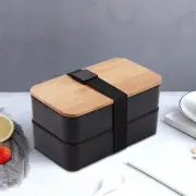 Bento Box for Portion Control Lunch Box Bento Lunch Box Set with Bamboo Lid