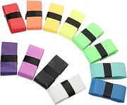 Elastic Racket Grip Tapes Set Pieces Non-Slip Badminton Racket Tapes Absorbent Grip for Tennis Random