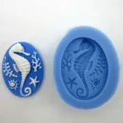 Seahorse Silicone Chocolate Fondant Mould Gum Paste Sugarcraft Clay Resin Candy