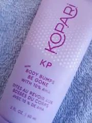 Sealed KOPARI KP Body Bumps Be Gone With 10% AHA 2 Oz Ea Travel Sizes VALUE!