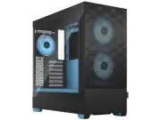 Fractal Design Pop Air RGB Black Cyan Core TG ATX High-Airflow Clear Tempered Gl