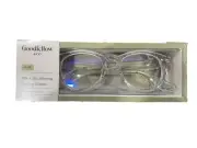 Men's Round Blue Light Filtering Reading Glasses - Goodfellow & Co Clear 2.5
