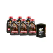 6L Motul 8100 X-CLEAN + 5W30 Wix Racing Filter Motor Oil Change Kit API SN/CF