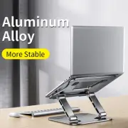 Aluminum Alloy Laptop Stand Adjustable Desk Holder Foldable For Macbook Notebook
