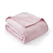 Plush Blanket - Single Bed, Pink