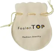 [Feelontop] Velvet Jewellery Pouch Drawstring Gift Bag Party Packing Candy Pouch