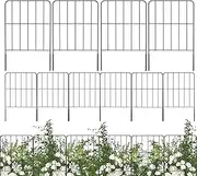 Garden Fencing - 10 Decorative Garden Fence | Decorative Fences | Fencing for Garden Beds | Small Garden Fence | Temporary Fencing | Wire Border Panel Fencing | Decorative Garden Fences and Borders