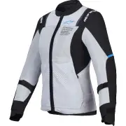Stella ST-2 Air Ice Gray Black Womens Motorcycle Jacket