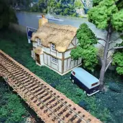 Country Cottage Poachers Rest ready built resin model OO Scale