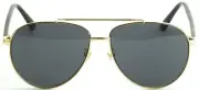 Brand New Authentic Gucci XL SunGlasses Frame GG0043SA 002--Unisex 64-14-145