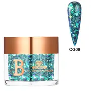 Billionaire SNS Gelish Dip Dipping Acrylic Nail Powder - Chunky Glitter 009 56g