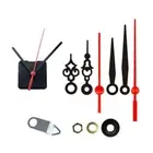 Clock Movement Replacement with 3 Sets of Colorful Short Hands for Crafting