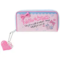 在飛比找樂天市場購物網優惠-Hello Kitty LOGO長皮夾，美妝小物包/筆袋/面