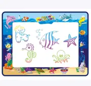 Up&Play Water Doodle Mat for 3+ Years Old Kids Activity Play Mat with Drawing Board Magic Pen and Bonus Accessories
