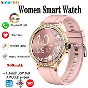 696 HK27 Smart Watch 1.3 inch Smart Band Fitness Bracelet Bluetooth Pedometer Call Reminder Sleep Tracker Compatible with Android iOS Women Hands-Free Calls Me