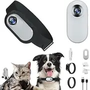 Cat Dog Collar Camera for Pet, Hd 1080P Wireless Collar Camera cat cam, Portable Stable Sport Action Body Camera with Video Records for Dog Cat