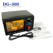 DG-503 Nissei LCD Digital SWR Watt Wave Ratio Meter 1.6-60MHz /125-525MHz 200W