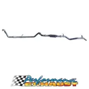 RXD 3" Exhaust for Landcruiser HZJ79 4.2L 1HZ Ute DENCO Turbo Dump Pipe & Reso