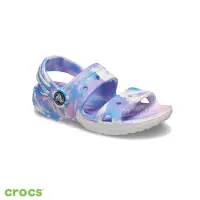 在飛比找Yahoo奇摩購物中心優惠-Crocs 卡駱馳 (童鞋) 大理石花紋經典小童涼鞋-207