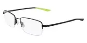 NEW NIKE Flexon 4306 004 Black Eyeglasses 54/18/145 with Nike Case