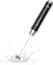 Maestri House Rechargeable Milk Frother, Handheld Electric Foam Maker Waterproof