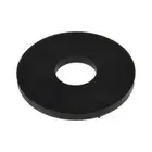 Black Nylon Mudguard Washer M20 (20mm) x 60mm x 4mm Flat Penny UV DIN 9021