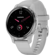 Garmin Venu 2S Smart Watch - 40.40 mm Case Height - 40.40 mm Case Width - Silver Body Color - Mist Grey Case Color - Stainless Steel Body Material -