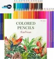Colouring Pencils for Adult Coloring: 50 Coloured Pencils Set for Drawing Book a