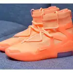 耐克NIKE AIR FEAR OF GOD 1ORANGE PULSE 螢光橘 運動鞋 跑步鞋男女AR4237-800