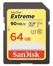 SanDisk 64GB Extreme SDHC 90MB/S Class 10 V30 UHS-I U3 4K Camera Flash Card NEW