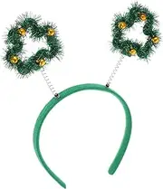 [KONTONTY] Hair Hoops Headband for St. Patrick's Day Festive Green Headwear Felt and PP Material
