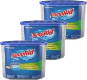 DampRid Fragrance Free Disposable Moisture Absorber with Activated Charcoal, 18
