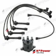 Bosch Spark Plug Leads & Distributor Cap FOR Daihatsu HD-E 1.6L SOHC Feroza