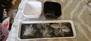 Melamine Bread board/sushi board with dipping bowls