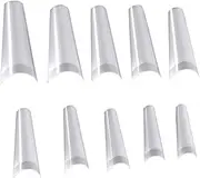 FOYTOKI Manicure Accessory Kit 500pcs Fake Nails Nail Tips Palette Display Boards for Practice