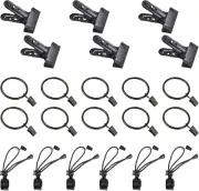 22Pcs Backdrop Clips Clamps Kit Includes Metal Heavy Duty Spring Clamps, Adjusta
